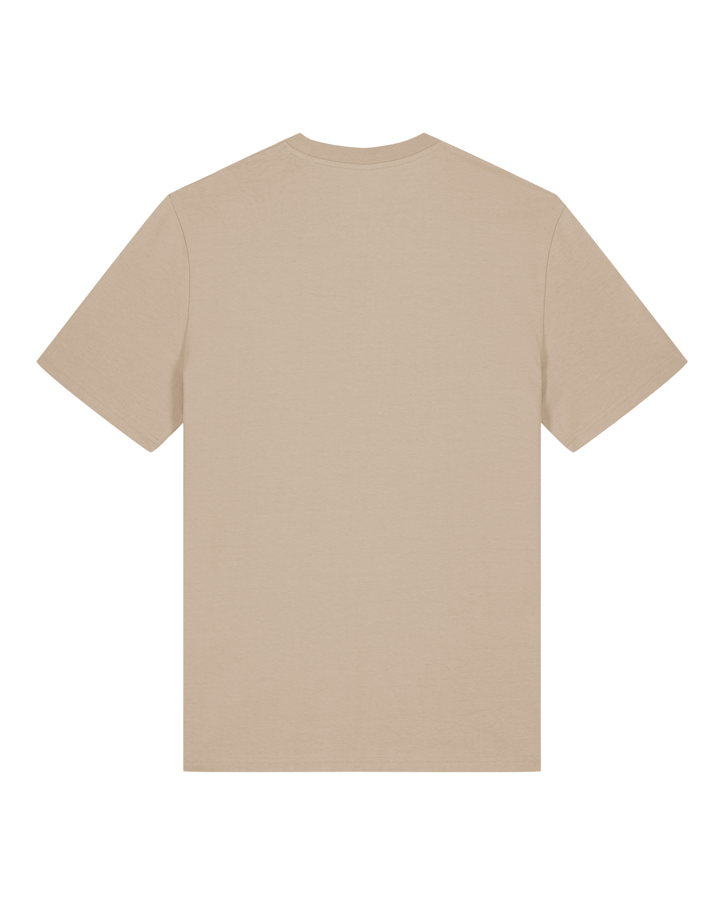 Regular T-Shirt Klassisches Logo beige