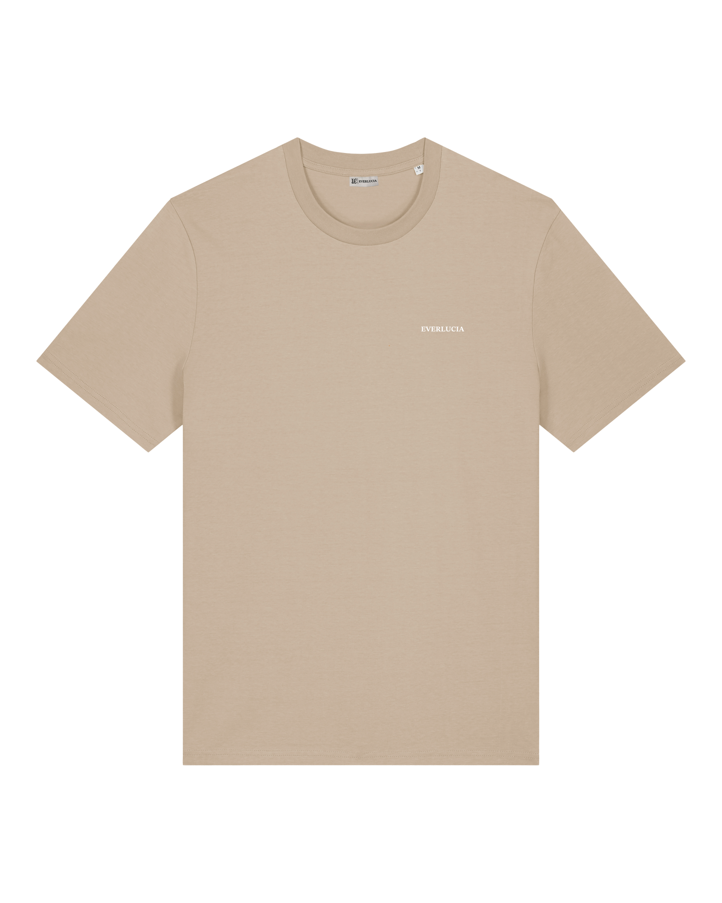 Regular T-Shirt Traditionelles Logo beige