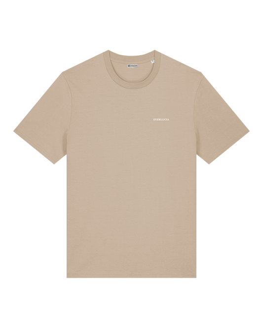 Regular T-Shirt Traditionelles Logo beige
